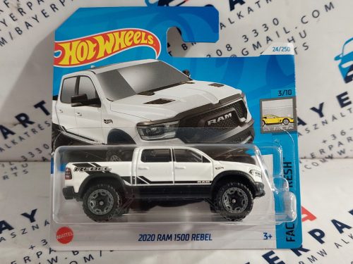 HW Factory Fresh - 2024 24/250 - Dodge RAM 1500 Rebel (2020) -  Hot Wheels - 1:64