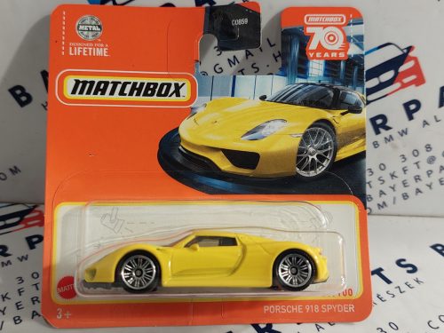 Porsche 918 Spyder - 77/100  - bliszteres -  Matchbox - 1:64