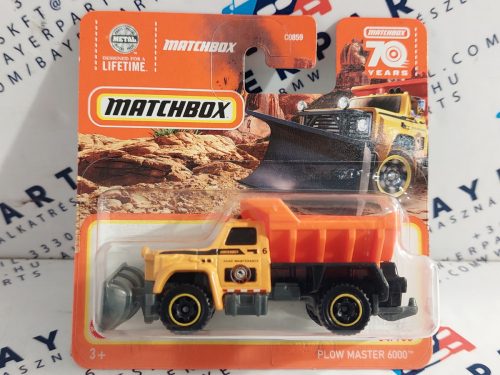 Plow Master 6000 hókotró - 64/100 - bliszteres -  Matchbox - 1:64