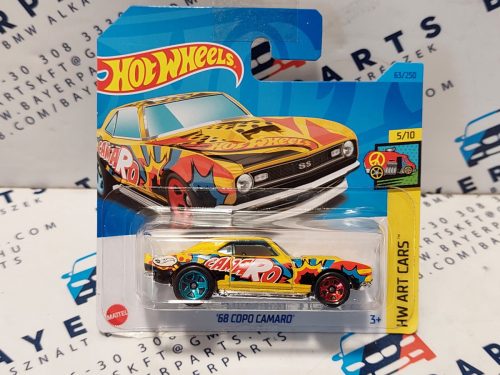 HW Art Cars - 2023 63/250 - '68 Copo Camaro -  Hot Wheels - 1:64