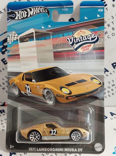 Hot Wheels - Vintage Car Club Series - Lamborghini Miura SV (1971) -  Hot Wheels - 1:64