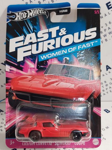 Hot Wheels Fast and Furious - Women of Fast - Halálos iramban 5/5 - Corvette Custom Stingray Coupe -  Hot Wheels - 1:64