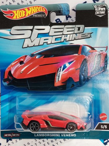 Hot Wheels Premium - Speed Machines - Lamborghini Veneno -  Hot Wheels - 1:64