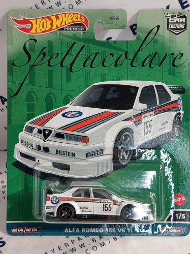 Hot Wheels Premium - Spettacolare - Alfa Romeo 155 V6 Ti Martini #155 -  Hot Wheels - 1:64