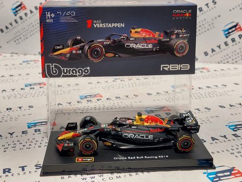 Red Bull RB19 Team Oracle F1 #1 (2023) - Max Verstappen - PILÓTÁVAL -  BBurago - 1:43