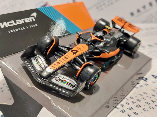 McLaren MCL60 F1 #4 (2023) - British GP 2nd - Lando Norris -  BBurago - 1:43