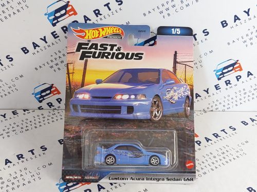 Hot Wheels Fast and Furious - Halálos iramban 1/5 - Custom Acura Honda Integra Sedan GSR -  Hot Wheels - 1:64