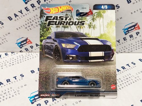 Hot Wheels Fast and Furious - Halálos iramban 4/5 - Custom Mustang -  Hot Wheels - 1:64