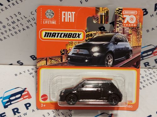 Fiat 500 Turbo (2019) - 2023 16/100 - bliszteres -  Matchbox - 1:64