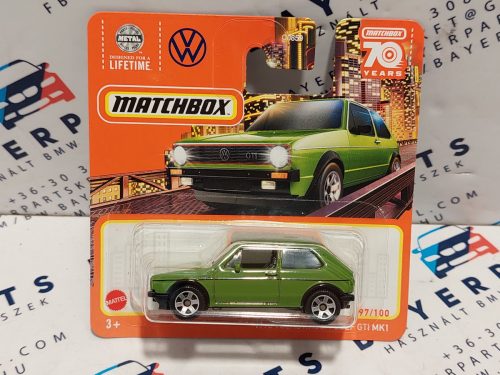 Volkswagen VW Golf GTI MK1 (1976) - 2023 97/100 - bliszteres -  Matchbox - 1:64