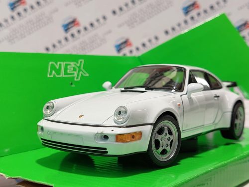 Porsche 964 turbo (2009) - fehér -  Welly - 1:24