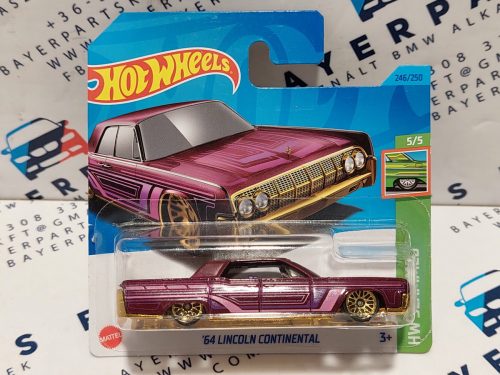 Hot Wheels 64' Lincoln Continental - HW Slammed 5/5 - 246/250 -  Hot Wheels - 1:64