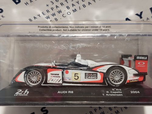 Audi R8 #5 24h Le Mans (2004) - S. Ara - R. Capello - T. Kristensen -  Edicola - 1:43