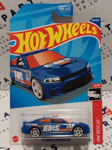 Hot Wheels Dodge Charger SRT (2015) - HW Rescue 6/10 - 206/250 - hosszú kártyás