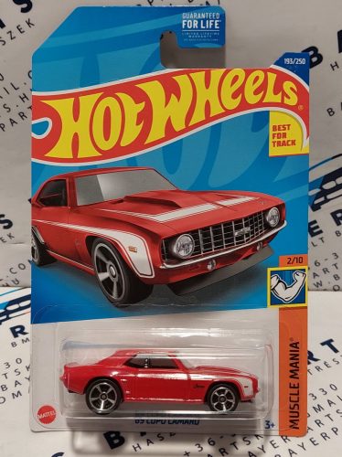 Hot Wheels Copo Camaro (1969) - Muscle Mania 2/10 - 193/250 - hosszú kártyás