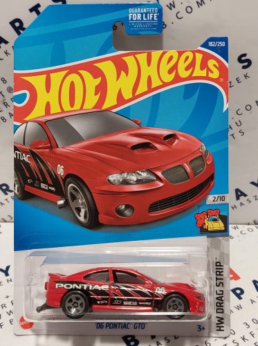 Hot Wheels Pontiac GTO (2006) - HW Drag Strip 2/10 - 182/250 - hosszú kártyás