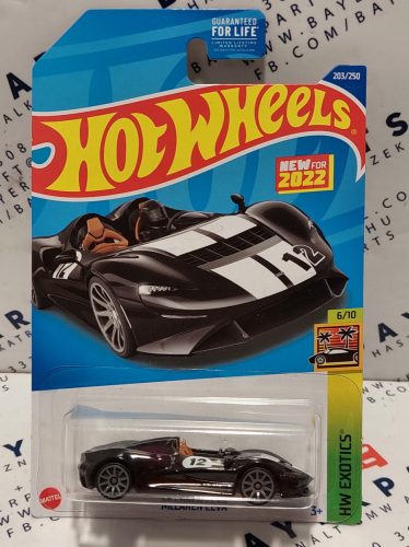 Hot Wheels McLaren Elva - HW Exotics 6/10 - 203/250 - hosszú kártyás