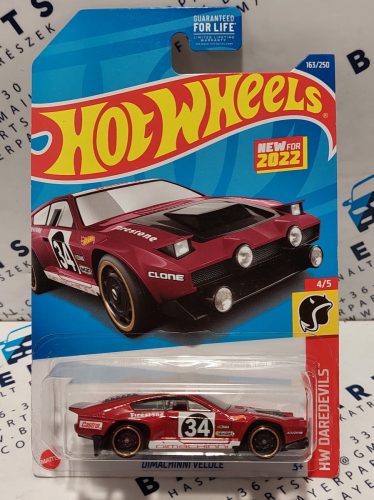 Hot Wheels Dimachinni Veloce - HW Daredevils 4/5 - 163/250 - hosszú kártyás