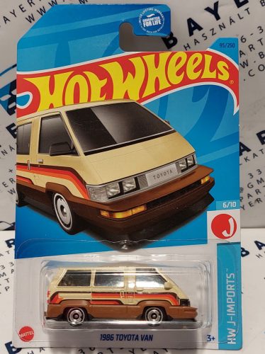 Hot Wheels Toyota Van (1986) - HW J-Imports 6/10 - 95/250 - hosszú kártyás