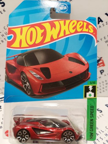 Hot Wheels Lotus Evija - HW Green Speed 3/10 - 84/250 - hosszú kártyás