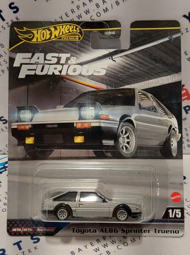 Hot Wheels Premium Fast and Furious - Halálos iramban 1/5 - Toyota AE86 Sprinter Trueno -  Hot Wheels - 1:64