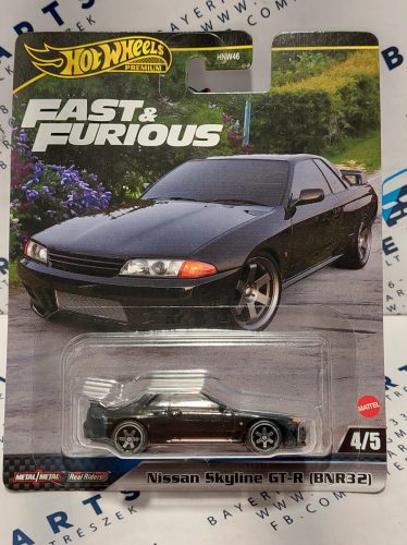 Hot Wheels Premium Fast and Furious - Halálos iramban 4/5 - Nissan Skyline GT-R (BNR32)