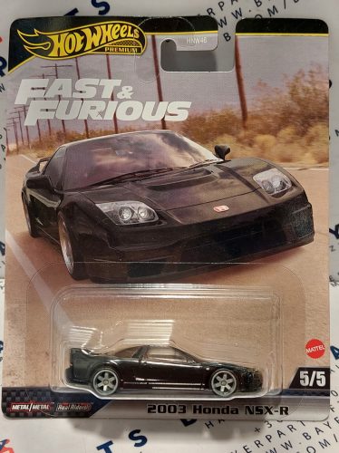 Hot Wheels Premium Fast and Furious - Halálos iramban 5/5 - Honda NSX-R (2003)