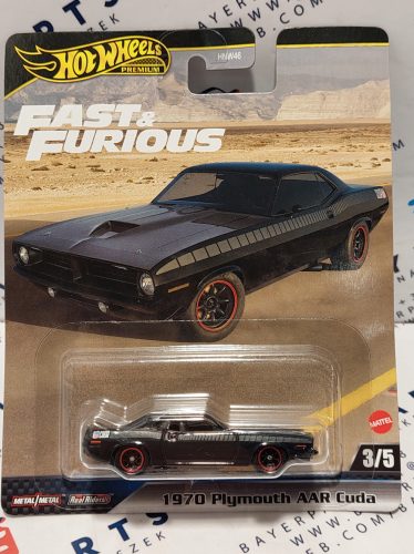 Hot Wheels Premium Fast and Furious - Halálos iramban 3/5 - Plymouth AAR Cuda (1970)