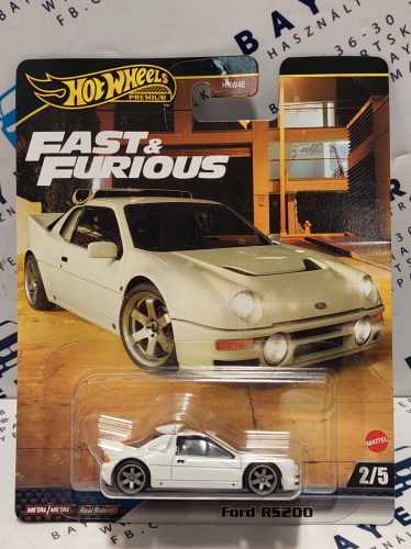 Hot Wheels Premium Fast and Furious - Halálos iramban 2/5 - Ford RS200