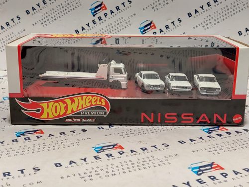 Nisssan Skyline diorama szett #14 - Skyline 2000 GT-R, Skyline C210, Skyline HT 2000 GT-X, Nissan szállító jármű