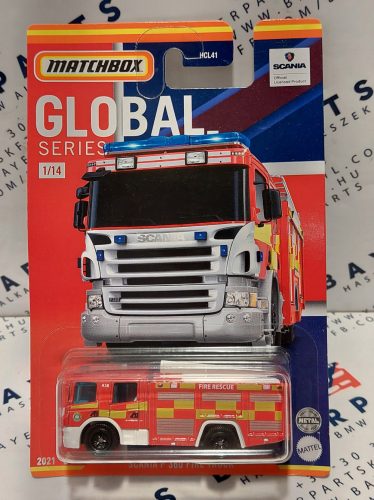 Matchbox Global Series - Scania P 360 Fire Truck tűzoltóautó