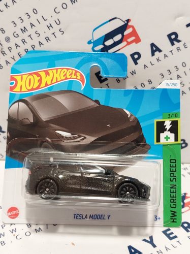 Hot Wheels Tesla Model Y - HW Green Speed 3/10 - 15/250 -  Hot Wheels - 1:64