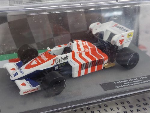 Toleman TG184 F1 #19 (1984) - Portugal GP - Ayrton Senna -  Edicola - 1:43