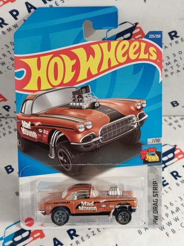 Corvette Gasser (1962) - HW Drag Strip 7/10 - 225/250  - hosszú kártyás -  Hot Wheels - 1:64