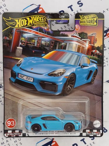 Hot Wheels Premium - Boulevard - Porsche 718 Cayman GT4 -  Hot Wheels - 1:64