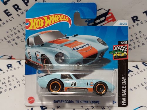 Hot Wheels Shelby Cobra "Daytona" Coupe - HW Race Day 5/10 - 122/250 -  Hot Wheels - 1:64