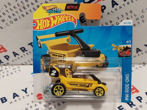 Hot Wheels Draggin Wagon - HW Ride-Ons 4/5 - 141/250 - treasure hunt - TH -   Hot Wheels - 1:64