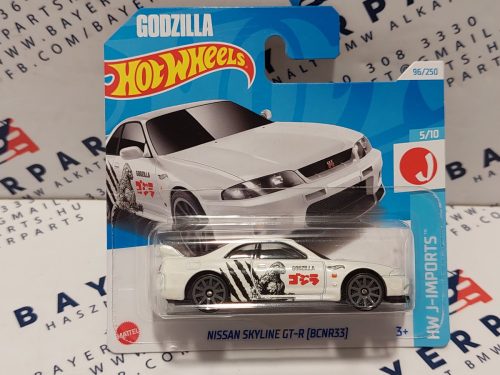 Hot Wheels Nissan Skyline GT-R (BCNR33) - HW J-Imports 5/10 - 96/250 -  Hot Wheels - 1:64