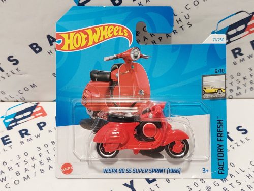 Hot Wheels Vespa 90 SS Super Sprint (1966)- Factory Fresh 6/10 - 71/250 -  Hot Wheels - 1:64