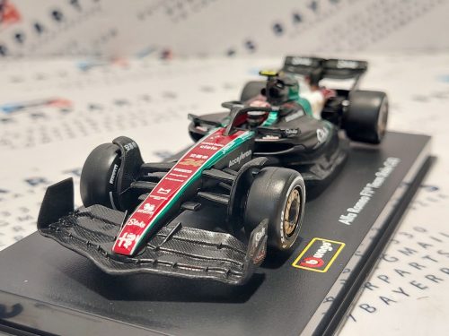 AlfAlfa Romeo C43 F1 #24 (2023) - Monza Italy GP - Guanyu Zhou - PILÓTÁVAL -  Bburago - 1:43