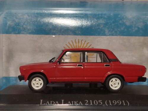 Lada 2105 (1991) - piros -  Edicola - 1:43