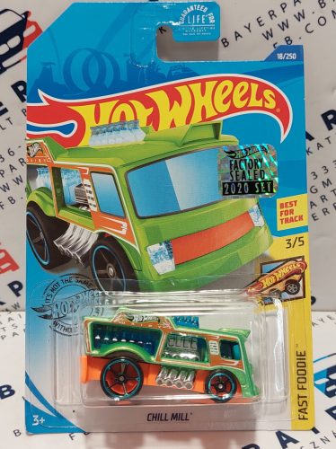 Hot Wheels Chill Mill - Fast Foodie 3/5 - 18/250 - hosszú kártyás -  Hot Wheels - 1:64