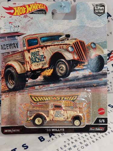 Hot Wheels Premium - Dragstrip Car Culture - Willys (1933) -  Hot Wheels - 1:64