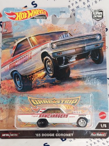 Hot Wheels Premium - Dragstrip Car Culture - Dodge Coronet (1965) -  Hot Wheels - 1:64