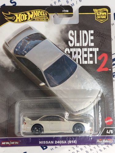 Hot Wheels Premium - Car Culture Slide Street 2 - Nissan 240SX (S14) -  Hot Wheels - 1:64