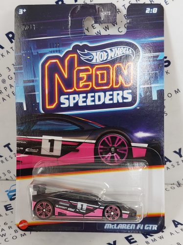 Hot Wheels Night Racing Neon Speeders - McLaren F1 GTR -  Hot Wheels - 1:64