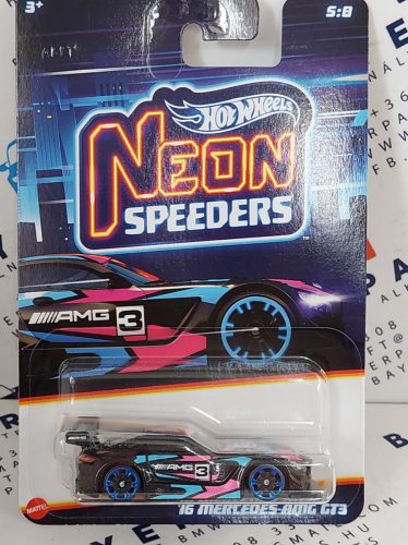 Hot Wheels Night Racing Neon Speeders - Mercedes AMG GT3 (2016) -  Hot Wheels - 1:64