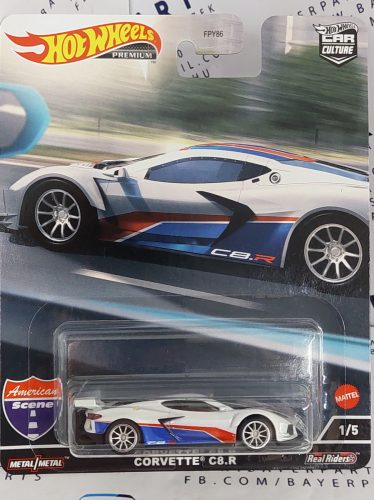 Hot Wheels Premium - Car Culture American Scene - Corvette C8.R - Hot Wheels - 1:64