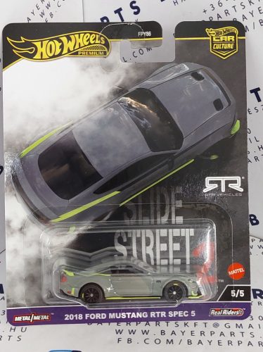 Hot Wheels Premium - Car Culture Slide Street 2 - Ford Mustang RTR Spec 5 (2018) - Vaughn Gittin Jr. drift - Hot Wheels - 1:64