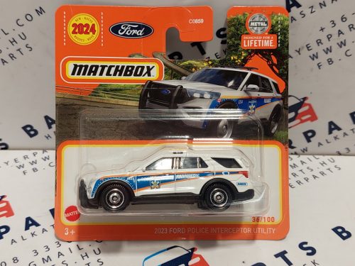 Ford Police Interceptor Utility (2023) - 36/100 - bliszteres -  Matchbox - 1:64